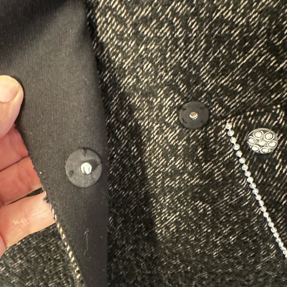 H&M Textured Black Trench Coat - Picture 8 of 12
